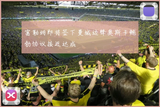 富勒姆即将签下曼城边锋奥斯卡鲍勃协议接近达成